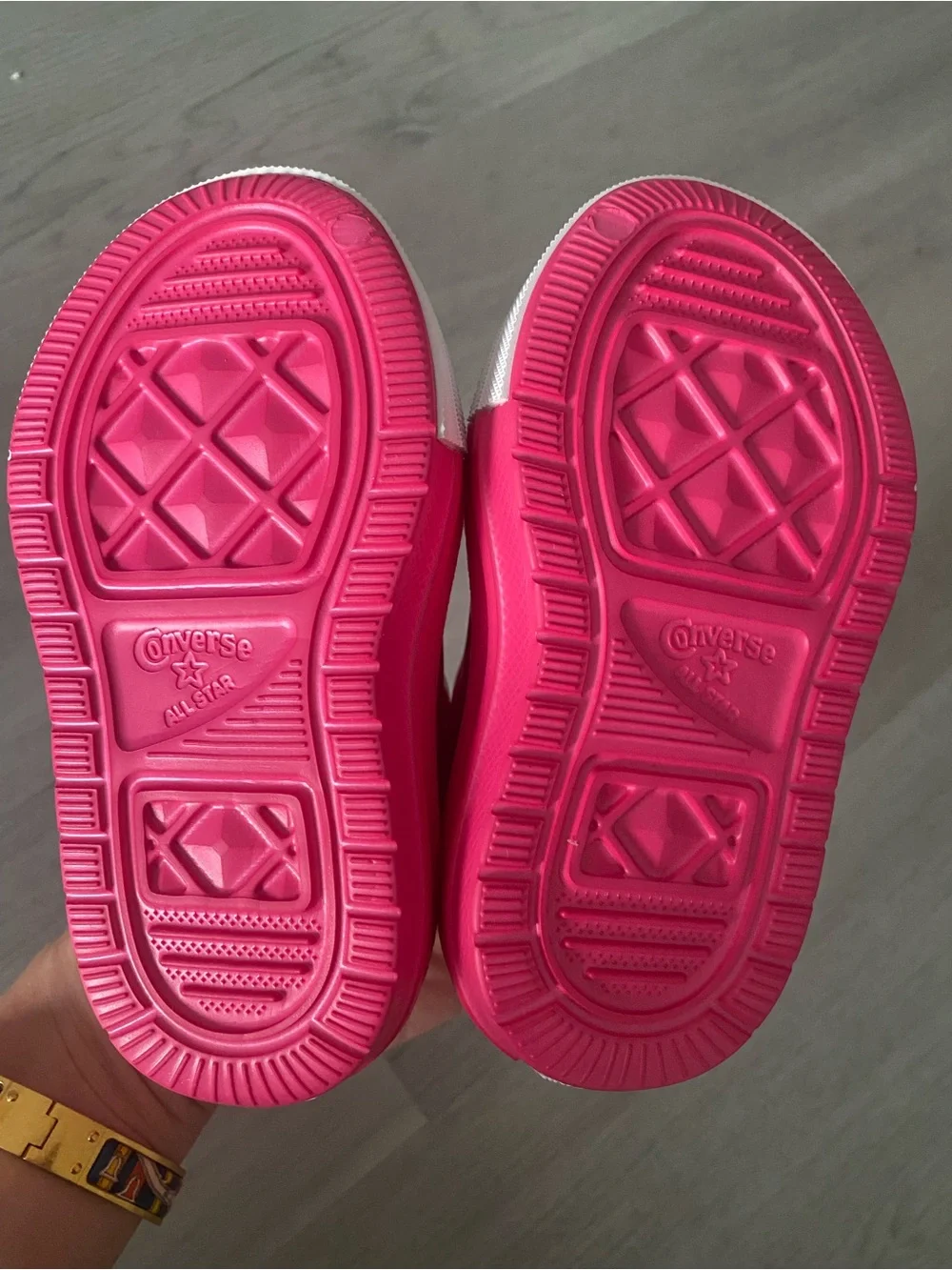 Converse Kids Hot Pink Slip-On Water Shoes with White Toe Caps